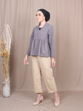RUFFLE V-NECKLINE BLOUSE BT788