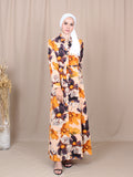 SUMMER FLORAL LONG DRESS BD230 M
