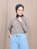 POLKA-DOT BLOUSE SHIRT BT740