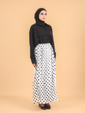 POLKA DOT PLEATED SKIRT BS64