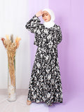 ANIMAL PATTERN CROP LAYERED DRESS BD262