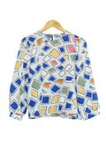 TRENDY ABSTRACT BLOUSE BT877