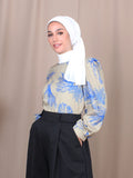 TROPICAL PRINT BLOUSE BT814