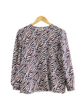MOSAIC ART BLOUSE BT976