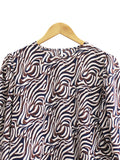 MOSAIC ART BLOUSE BT976