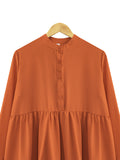 LONG SLEEVE PLAIN BLOUSE BT993