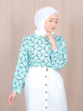 CHAIN PATTERN BLOUSE BT869