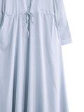 MAXI LONG POCKET DRESS BD291
