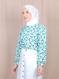 CHAIN PATTERN BLOUSE BT869