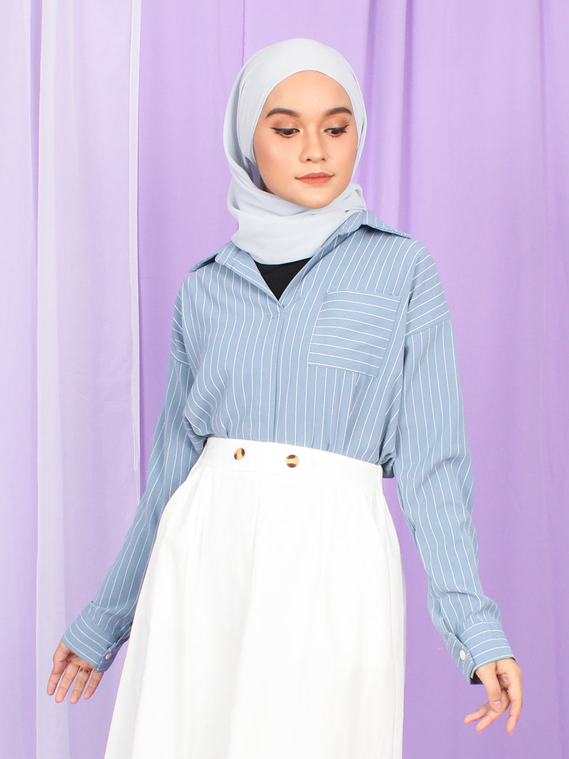 KATTY STRIPE BLOUSE SHIRT BT989