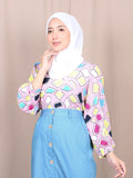 TRENDY ABSTRACT BLOUSE BT877