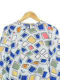 TRENDY ABSTRACT BLOUSE BT877