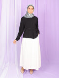 ROUND NECK PLAIN BLOUSE BT992