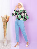 GOLD PATTERN BLOUSE SHIRT BT889