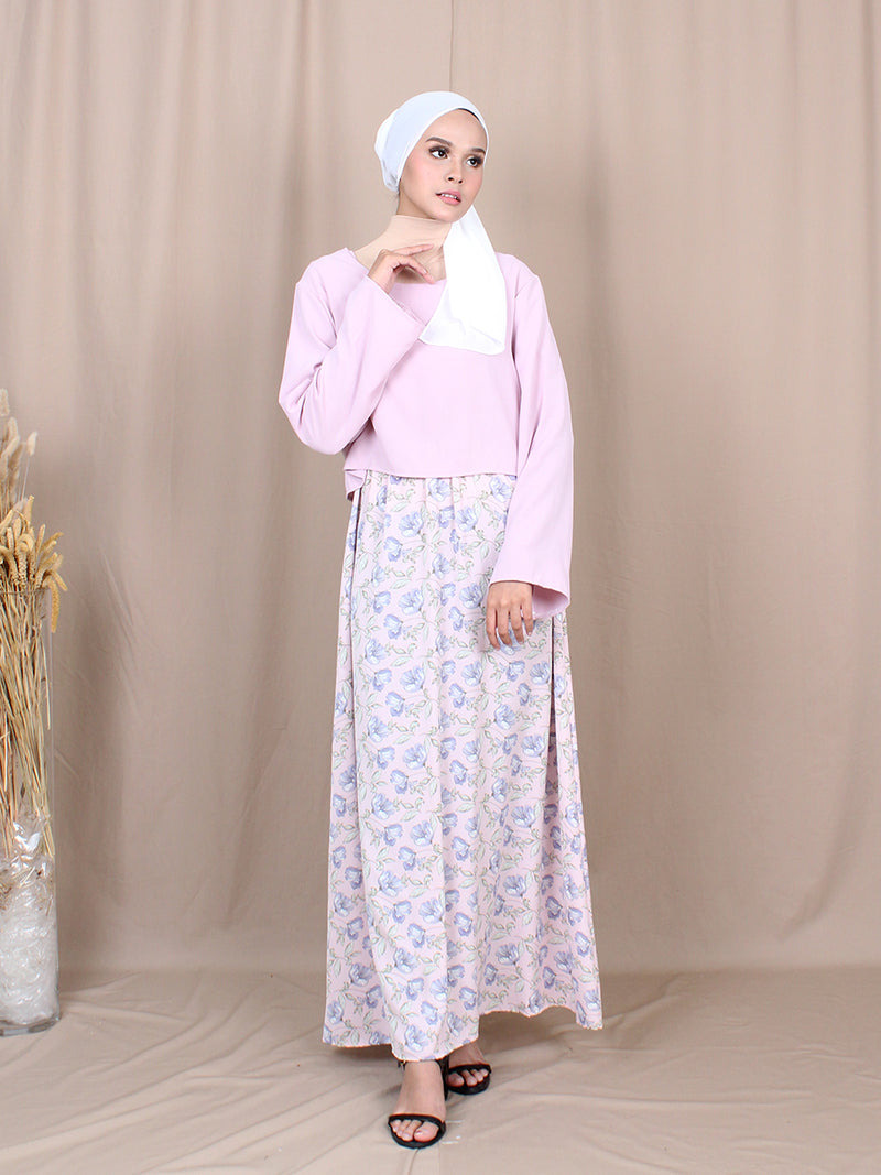 TULIPS CROP LAYERED DRESS BD221