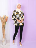 GOLD PATTERN BLOUSE SHIRT BT889