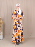 SUMMER FLORAL LONG DRESS BD230 M
