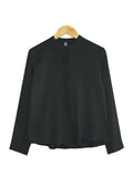 ROUND NECK PLAIN BLOUSE BT992