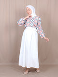 GEOMETRIC COLORFUL BLOUSE BT876