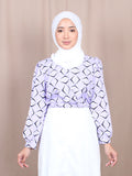CHAIN PATTERN BLOUSE BT869