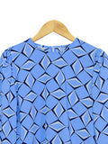 CHAIN PATTERN BLOUSE BT869