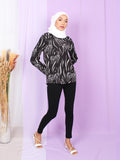 ZEBRA PATTERN BLOUSE SHIRT PLUS BT909
