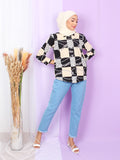 GOLD PATTERN BLOUSE SHIRT BT889