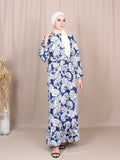 FLORAL VINTAGE LONG DRESS BD229