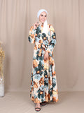SUMMER FLORAL LONG DRESS BD230 M