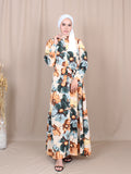 SUMMER FLORAL LONG DRESS BD230 M
