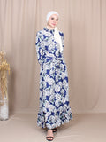 FLORAL VINTAGE LONG DRESS BD229