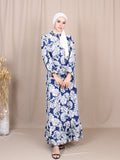 FLORAL VINTAGE LONG DRESS BD229