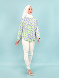 POLKA DOT BLOUSE SHIRT CT266