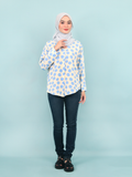 POLKA DOT BLOUSE SHIRT CT266