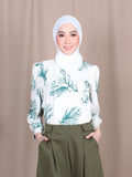 TROPICAL PRINT BLOUSE BT814