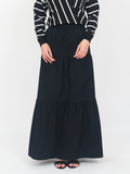 A-LINE RUFFLE COTTON SKIRT BS58