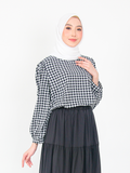 GLEN PATTERN BLOUSE CT166