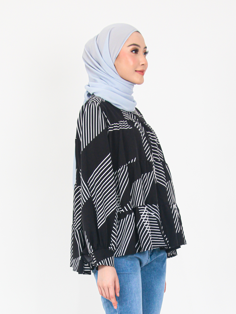 STRIPE FASHION BLOUSE CT176