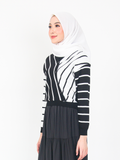 STRIPE KNITTED CROP TOP CT171