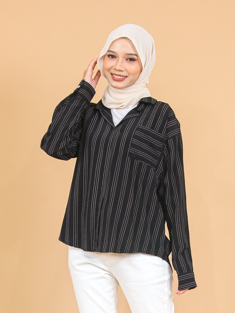 STRIPE CASUAL SHIRT CT216