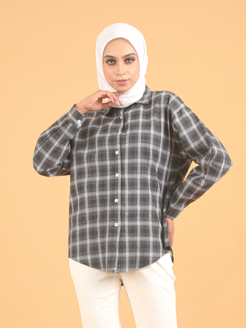 GRID CHECKERED SHIRT CT236