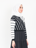 STRIPE KNITTED CROP TOP CT171
