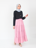 PLAIN RUFFLE SKIRT BS63