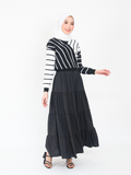 STRIPE KNITTED CROP TOP CT171