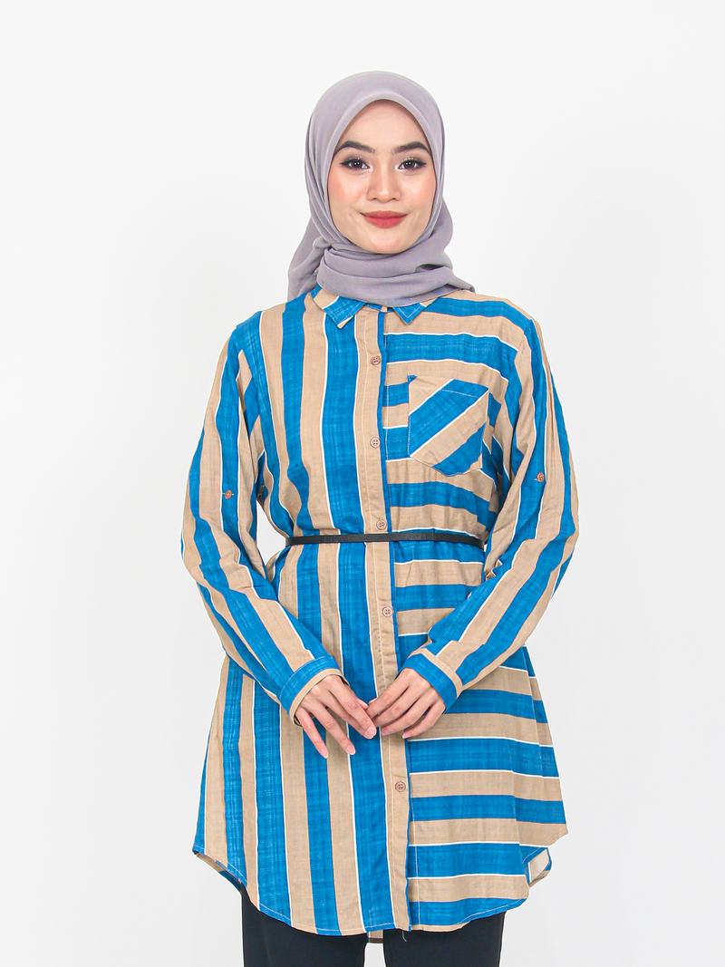BOLD STRIPE TUNIC CT199