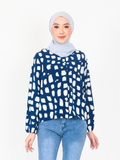 BLOB PRINTED BLOUSE CT170