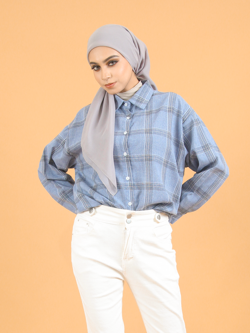PASTEL CHECKERED SHIRT CT235
