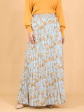 TROPICAL PLEATED SKIRT BS57