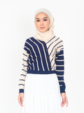STRIPE KNITTED CROP TOP CT171