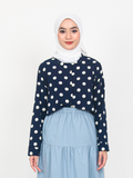 POLKA DOT BLOUSE SHIRT CT127